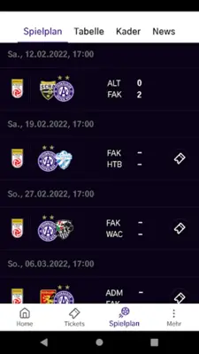 Austria Wien android App screenshot 1